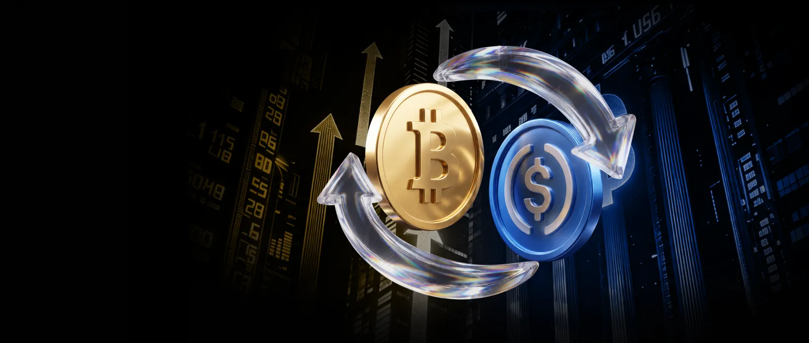 با معامله BTC و USDC، جایزه BTC بگیرید